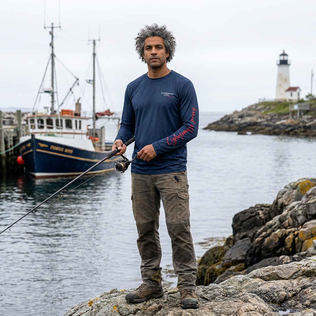 Men's Fisherman's Cove Long Sleeve Shirt - Snugoma
