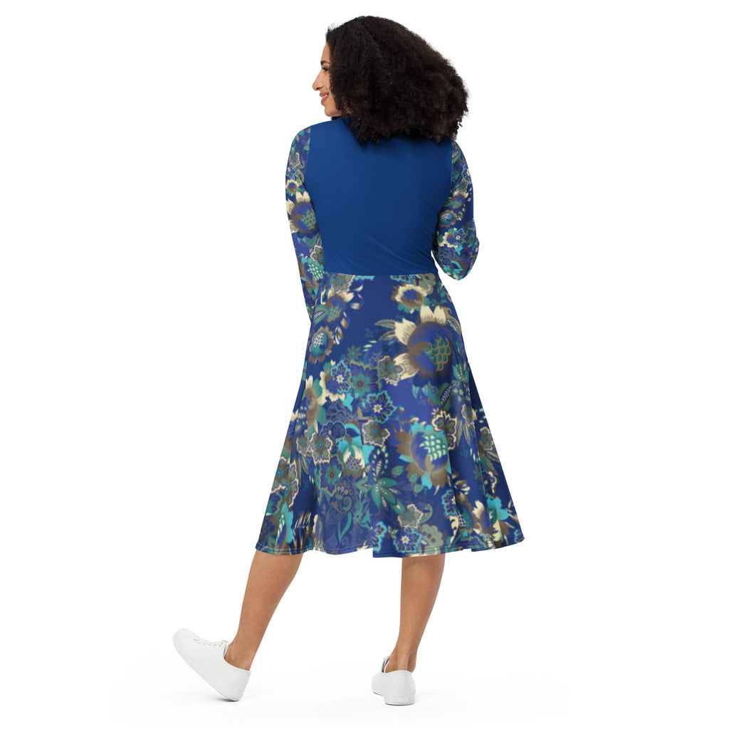 Long Sleeve Midi Dress - Snugoma