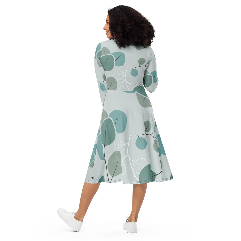 Long Sleeve Midi Dress - Snugoma