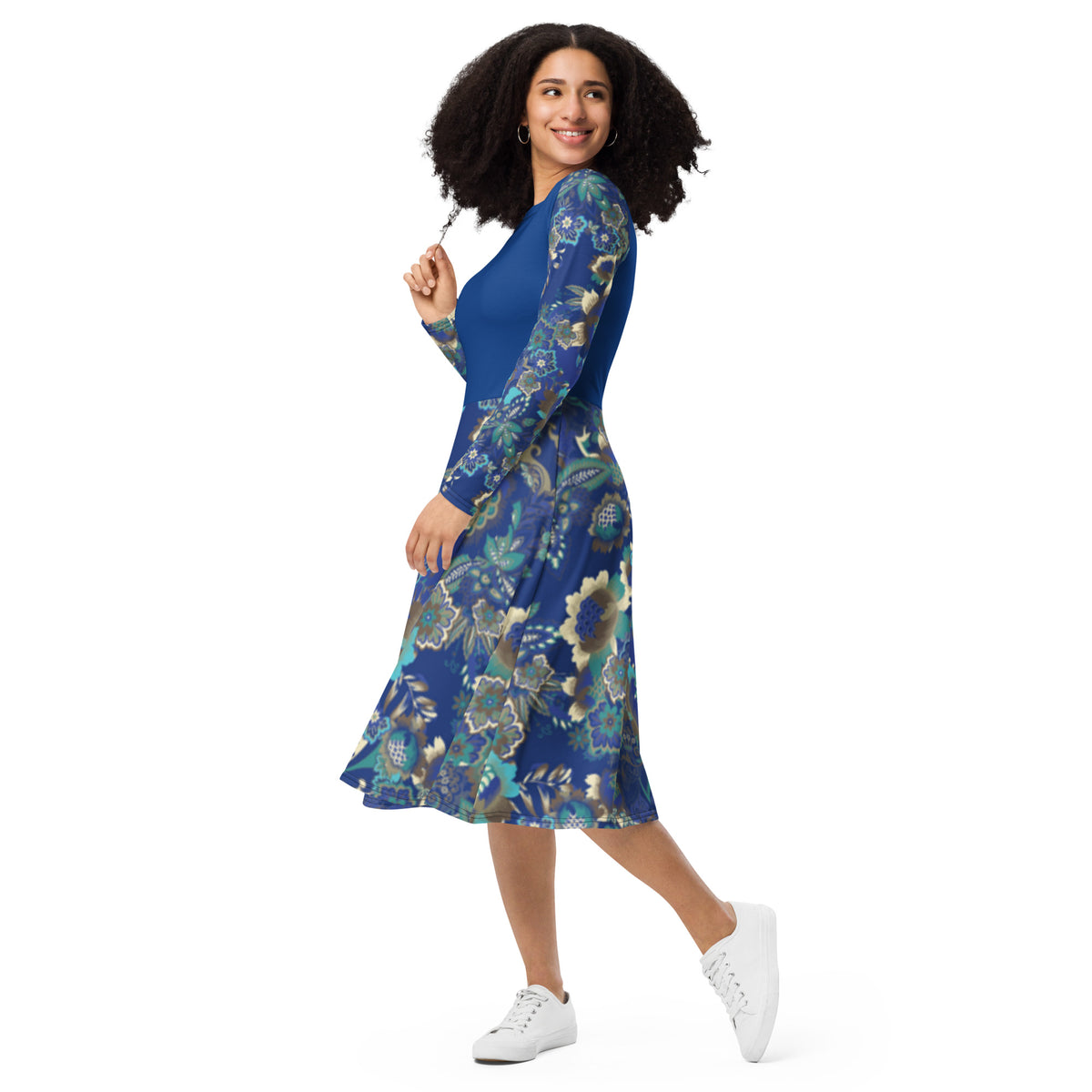 Long Sleeve Midi Dress - Snugoma