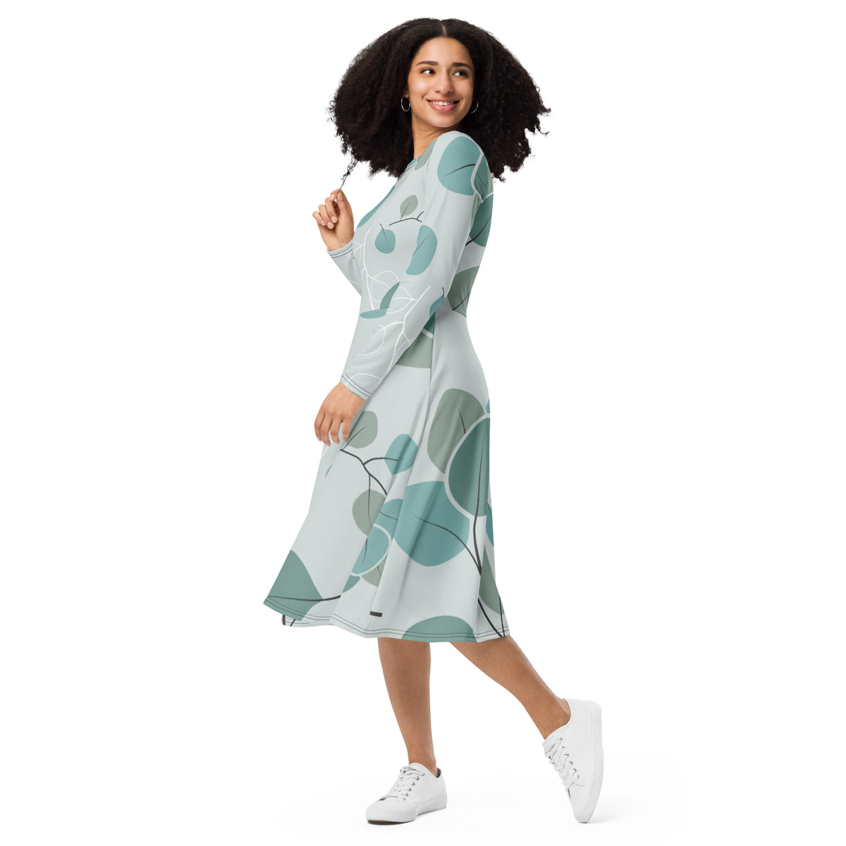 Long Sleeve Midi Dress - Snugoma