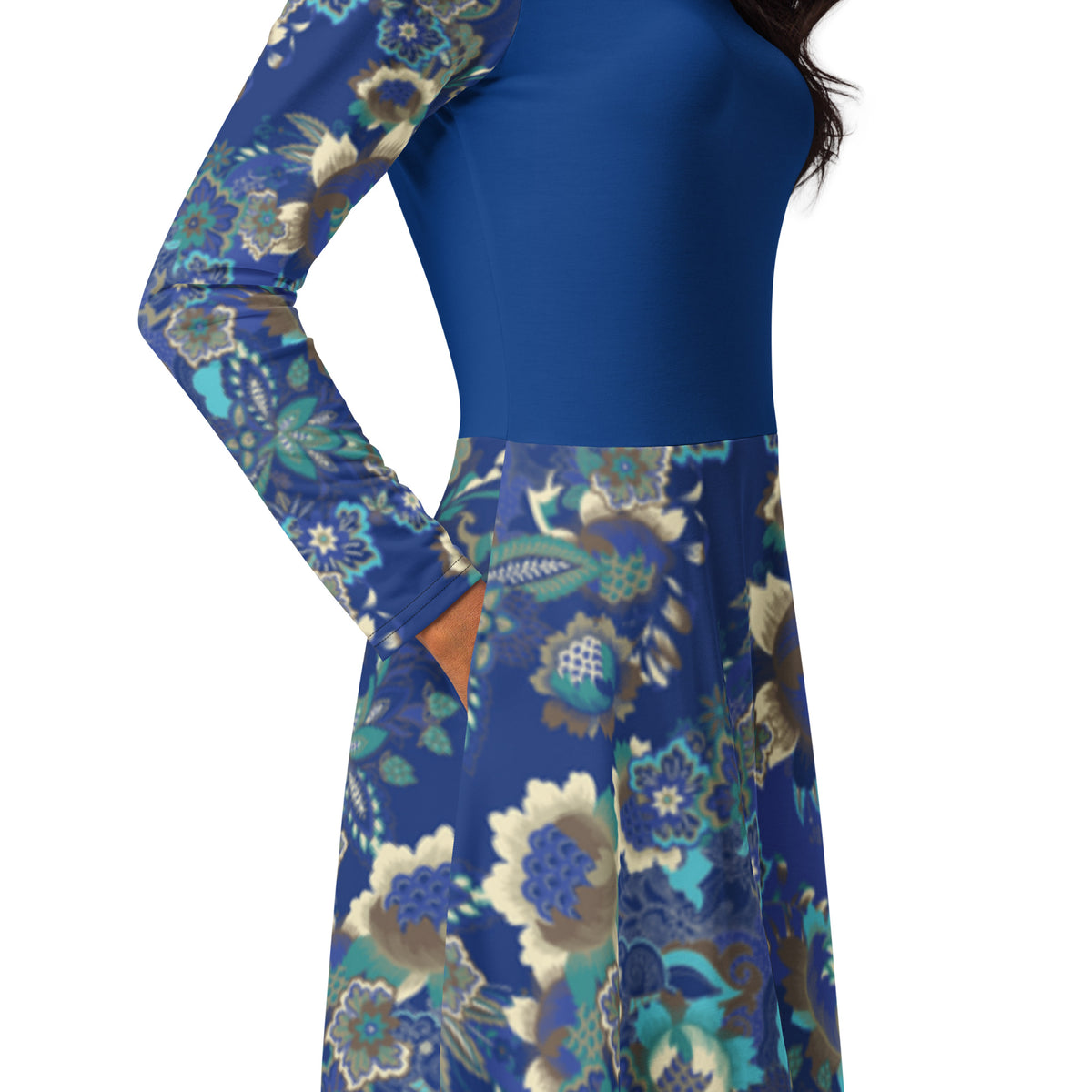 Long Sleeve Midi Dress - Snugoma