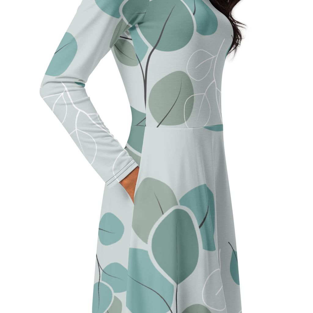 Long Sleeve Midi Dress - Snugoma