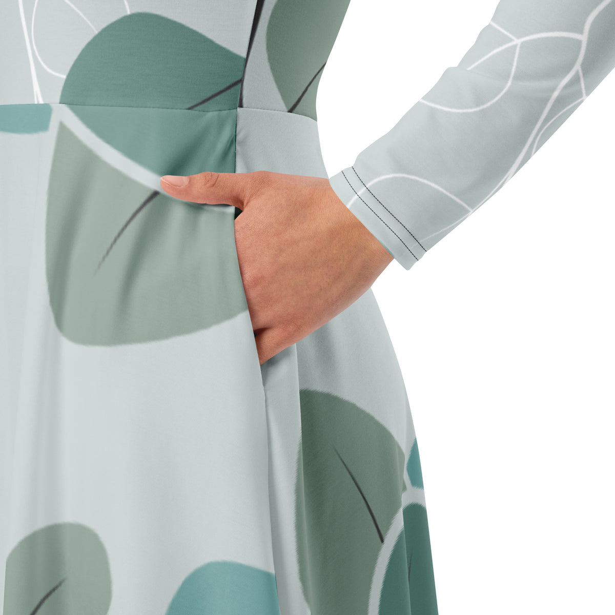 Long Sleeve Midi Dress - Snugoma