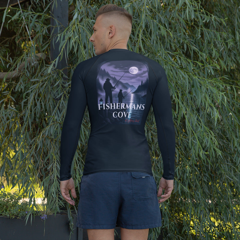 Men's Fishermans Cove Long Sleeve Rash Guard - Snugoma