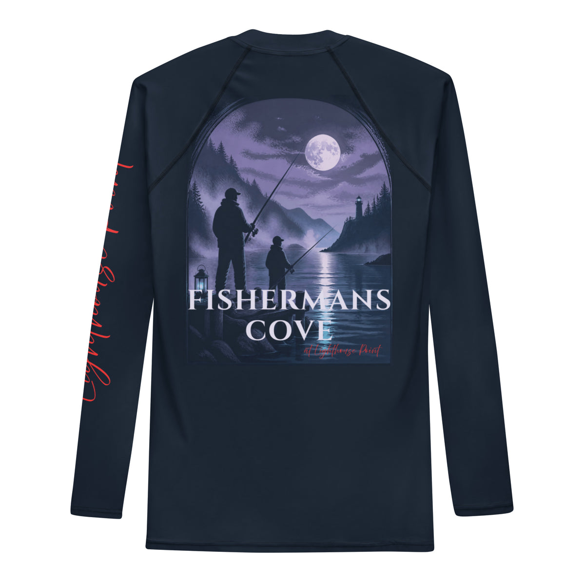 Men's Fishermans Cove Long Sleeve Rash Guard - Snugoma