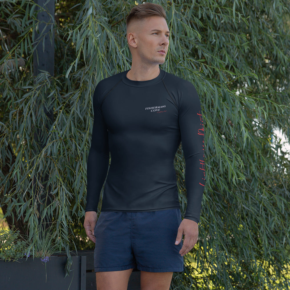 Men's Fishermans Cove Long Sleeve Rash Guard - Snugoma