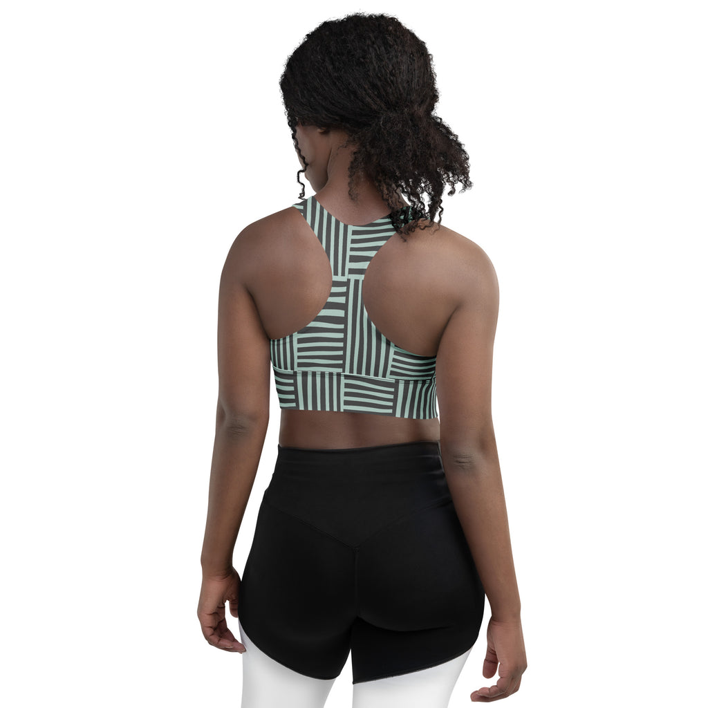 Recycled Longline Sports Bra - Snugoma