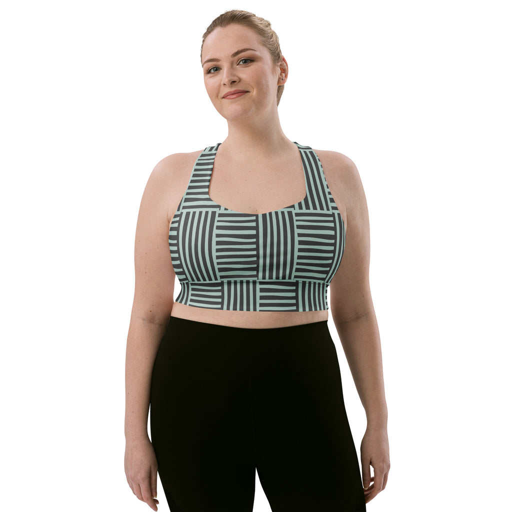 Recycled Longline Sports Bra - Snugoma
