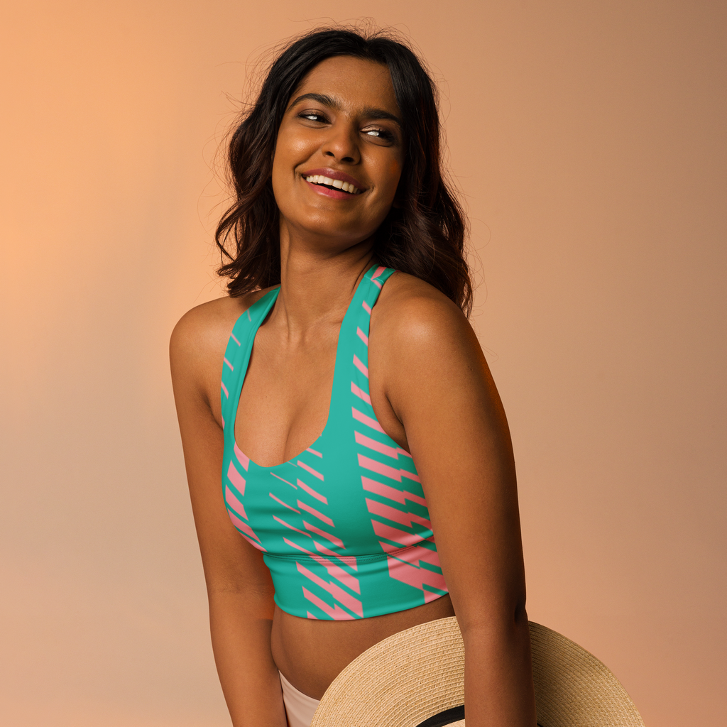 Recycled Longline Sports Bra - Snugoma