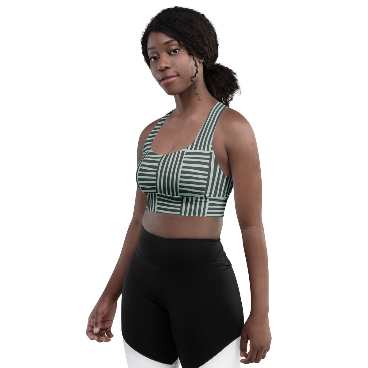 Recycled Longline Sports Bra - Snugoma