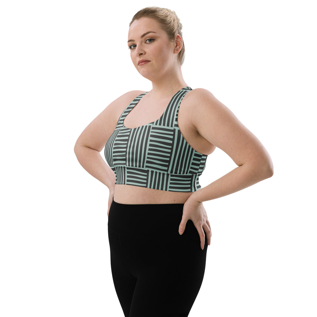 Recycled Longline Sports Bra - Snugoma