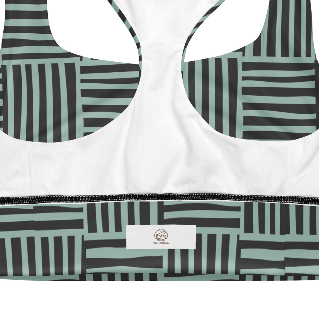 Recycled Longline Sports Bra - Snugoma