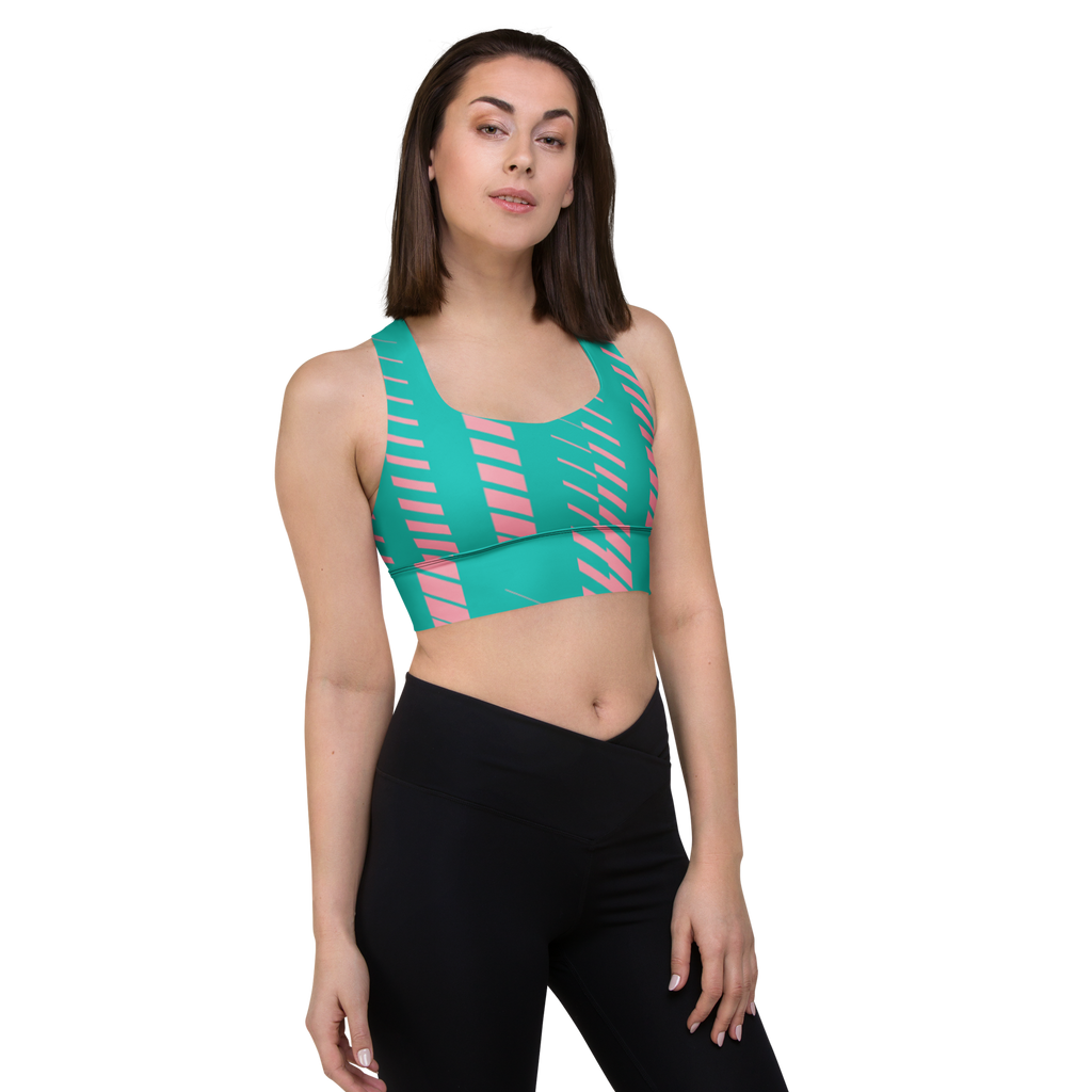 Recycled Longline Sports Bra - Snugoma
