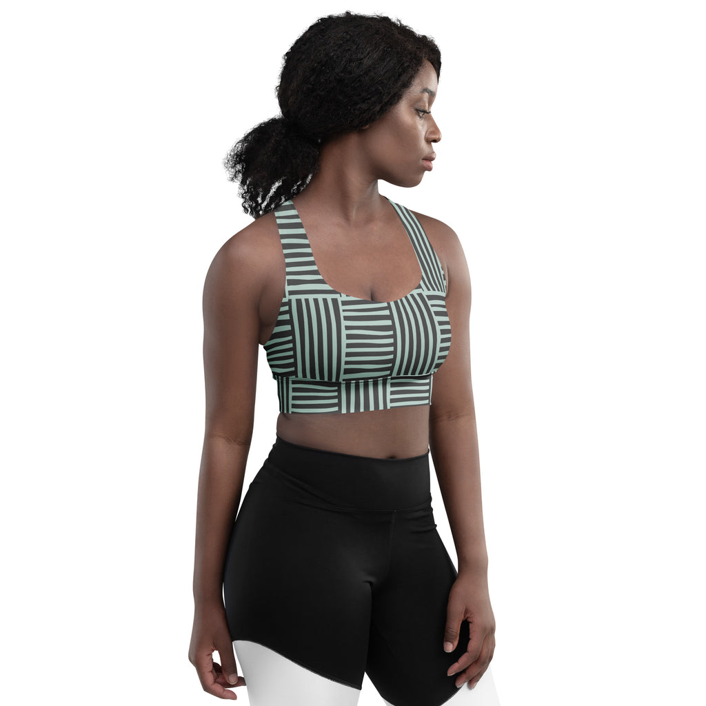 Recycled Longline Sports Bra - Snugoma