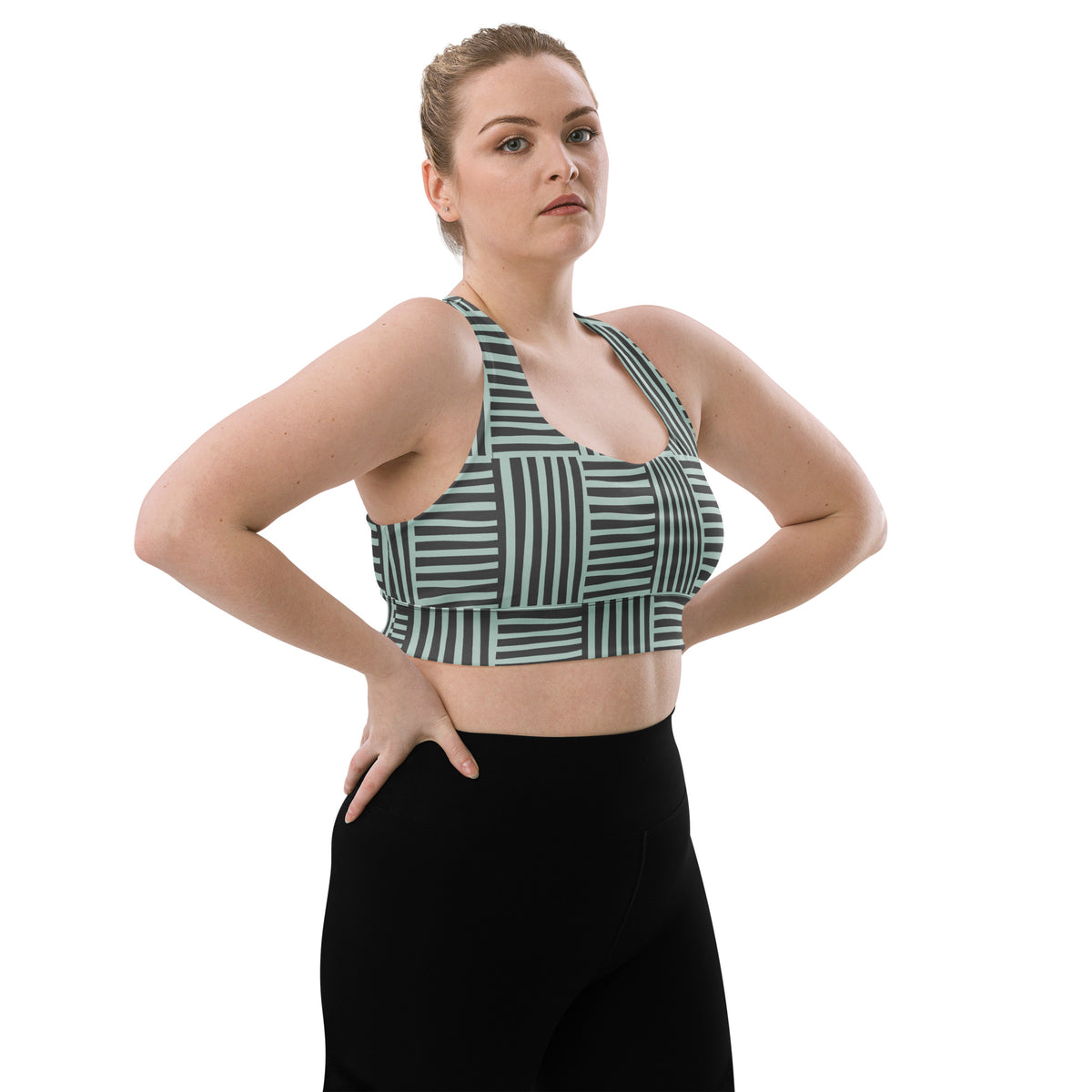 Recycled Longline Sports Bra - Snugoma