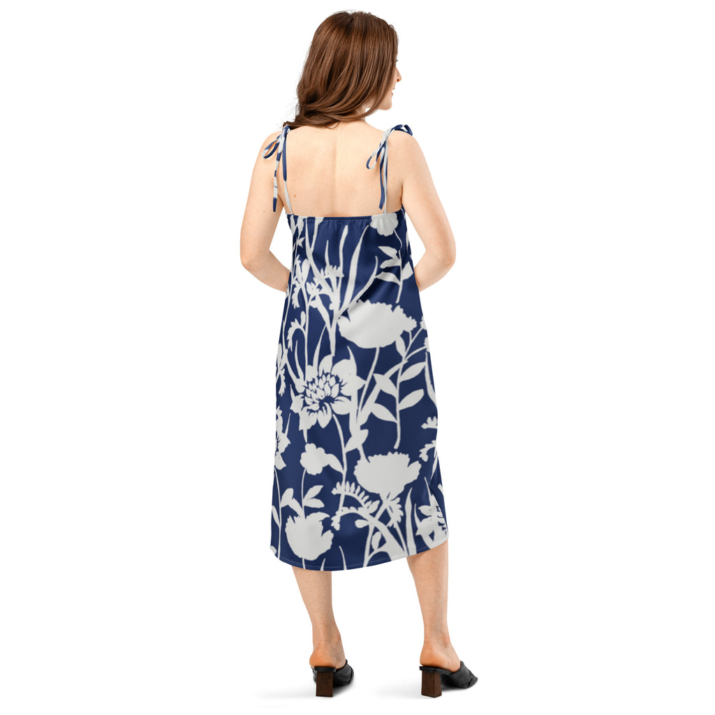 Tie-Strap Midi Dress - Snugoma