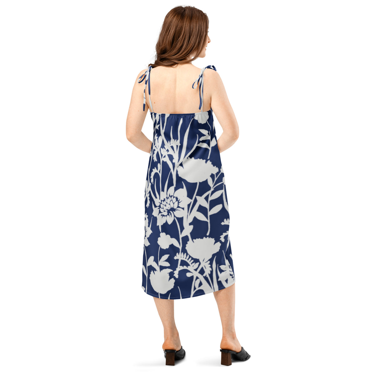 Tie-Strap Midi Dress - Snugoma