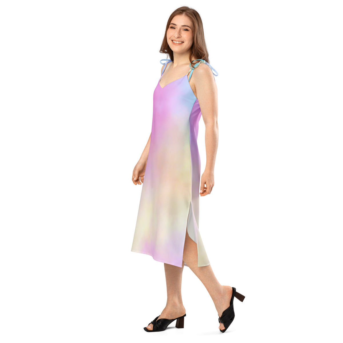 Tie-Strap Midi Dress - Snugoma