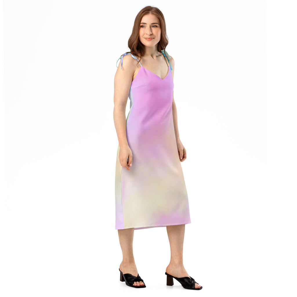 Tie-Strap Midi Dress - Snugoma