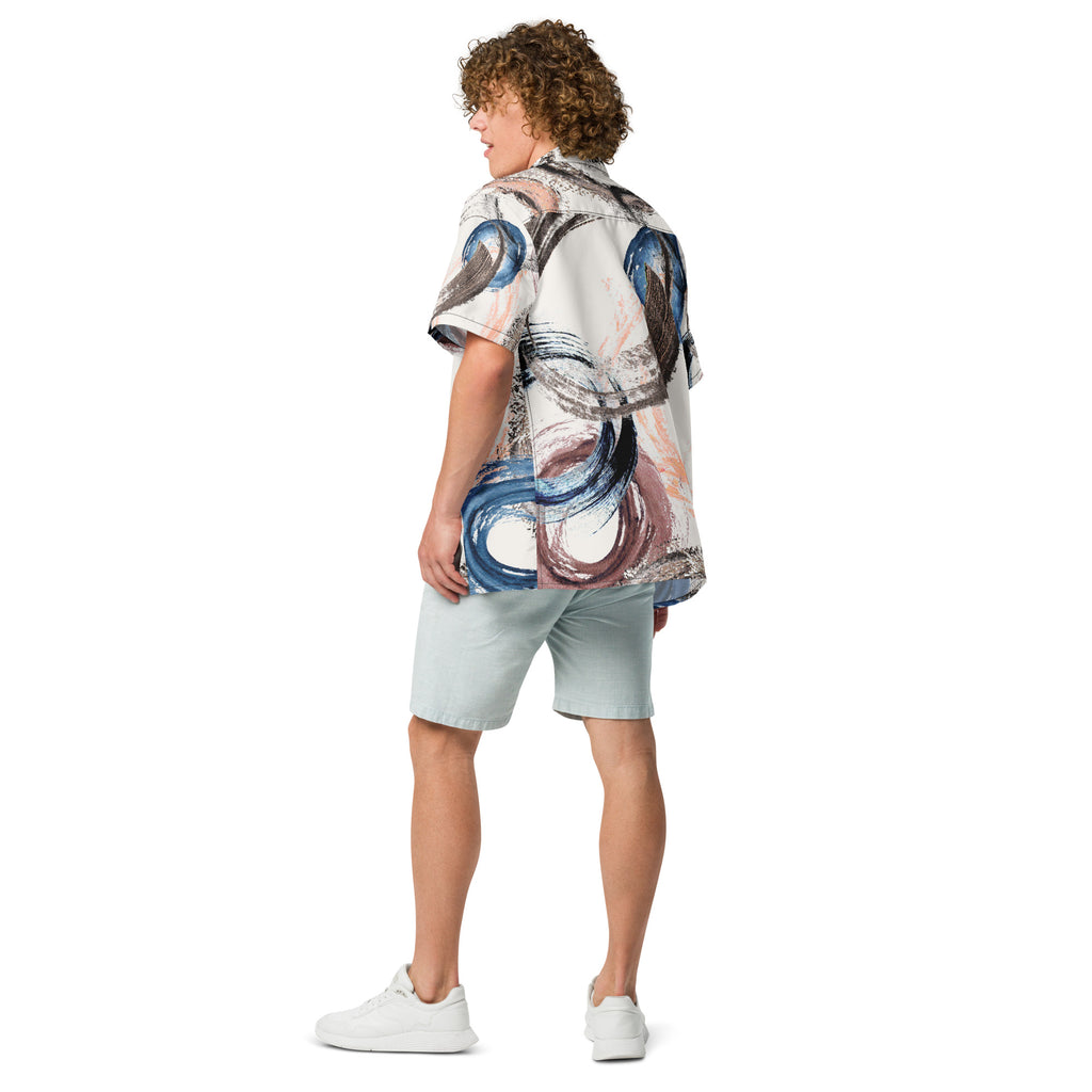 Men's Rings Button Shirt - Snugoma