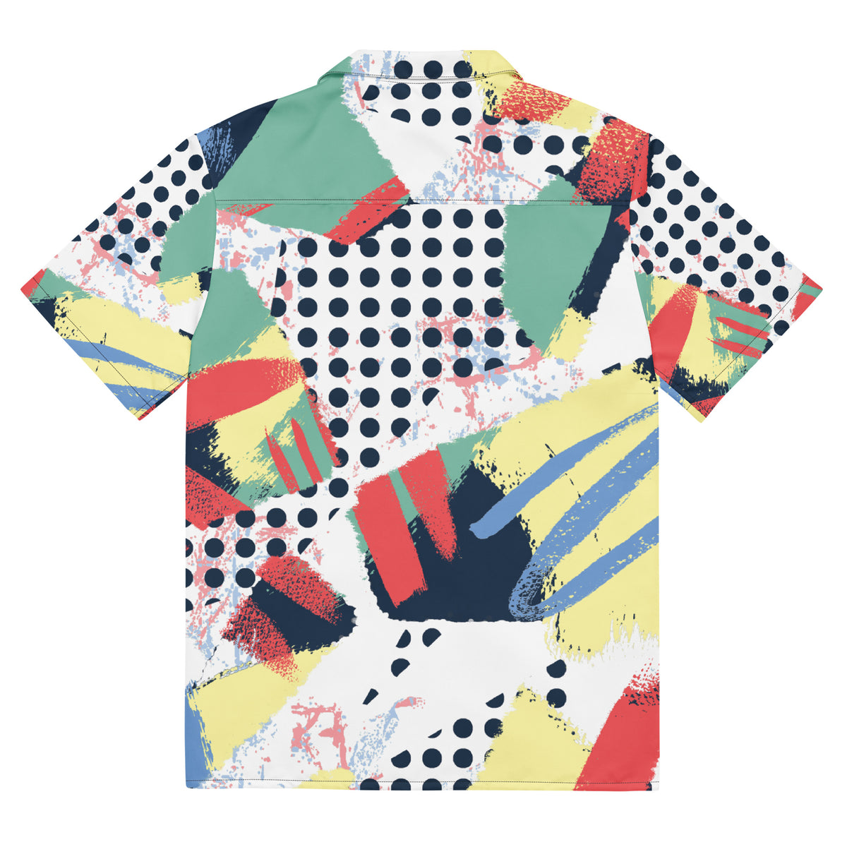 Abstract Men's Button Shirt - Snugoma