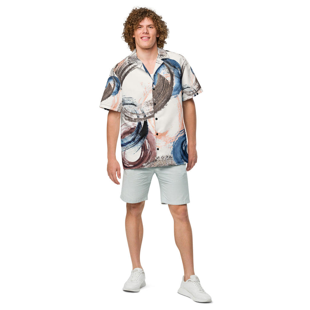 Men's Rings Button Shirt - Snugoma