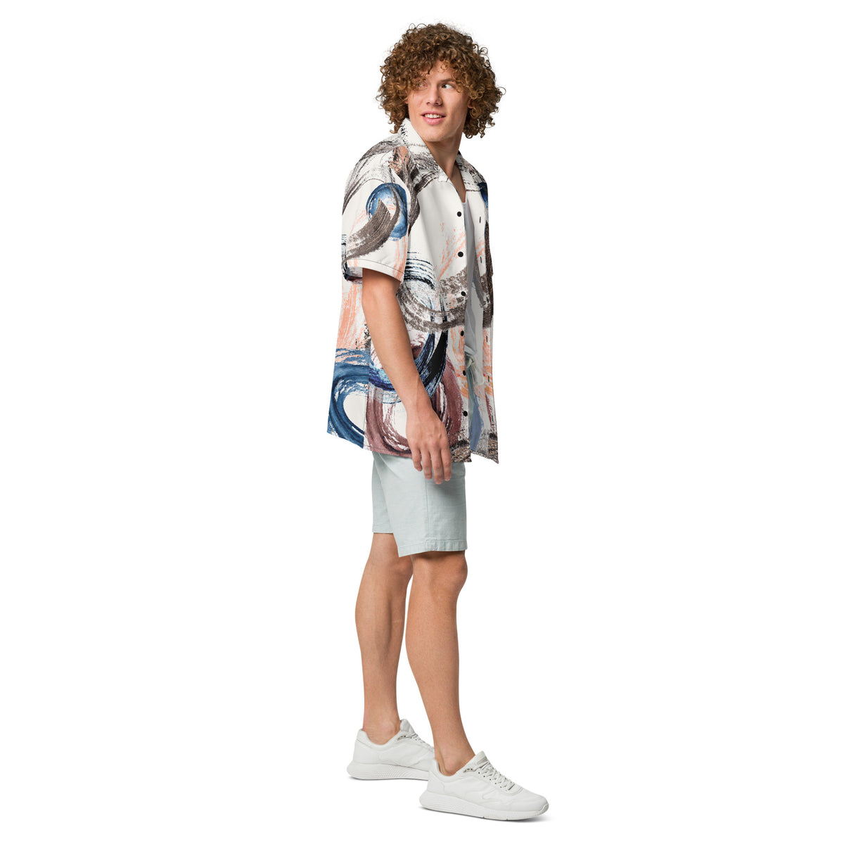 Men's Rings Button Shirt - Snugoma