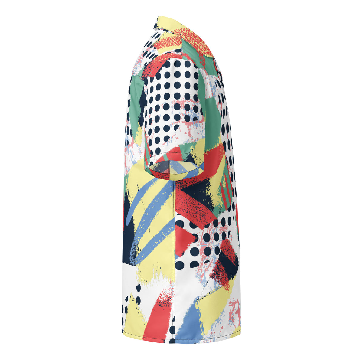 Abstract Men's Button Shirt - Snugoma