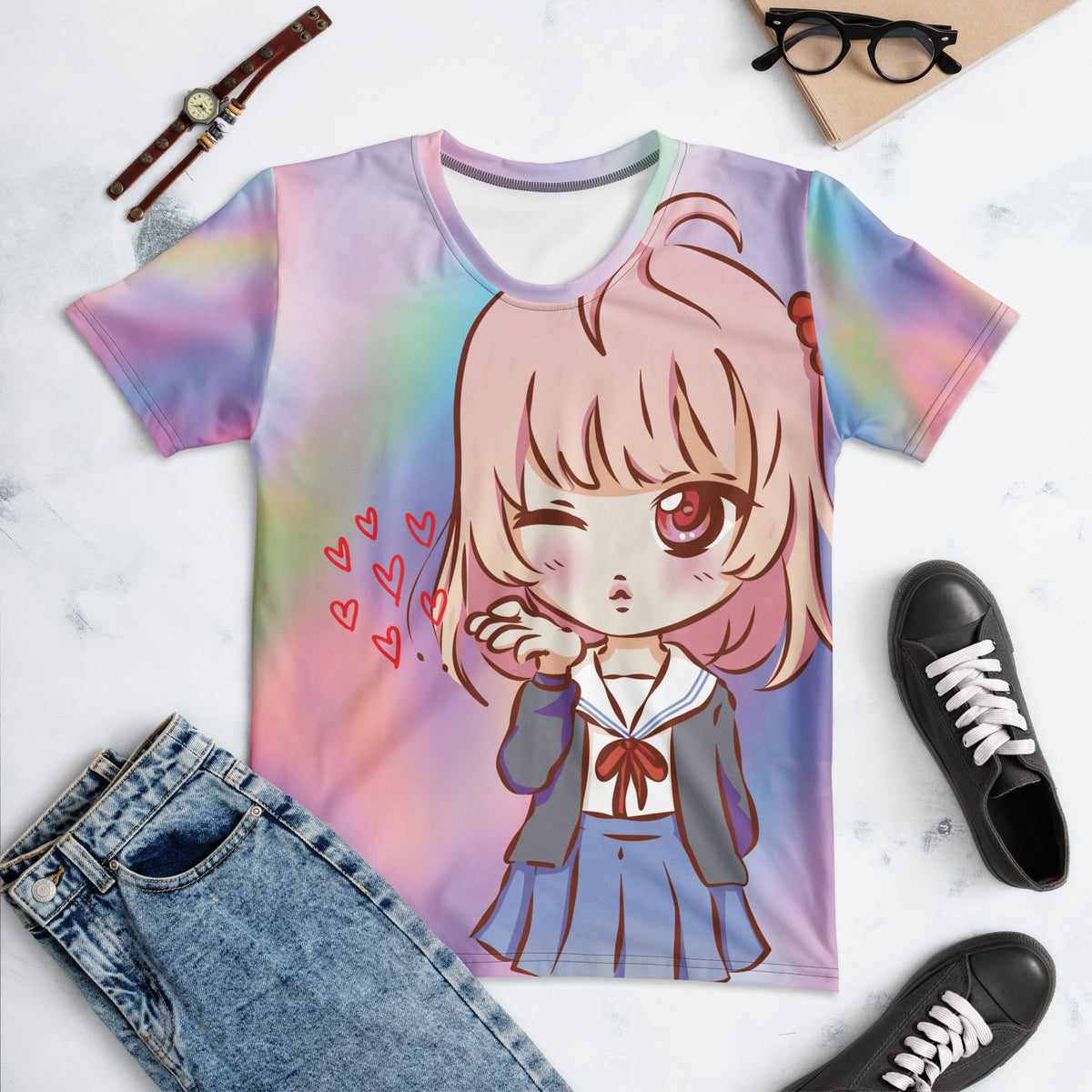 Anime Love Women's T-Shirt - Snugoma