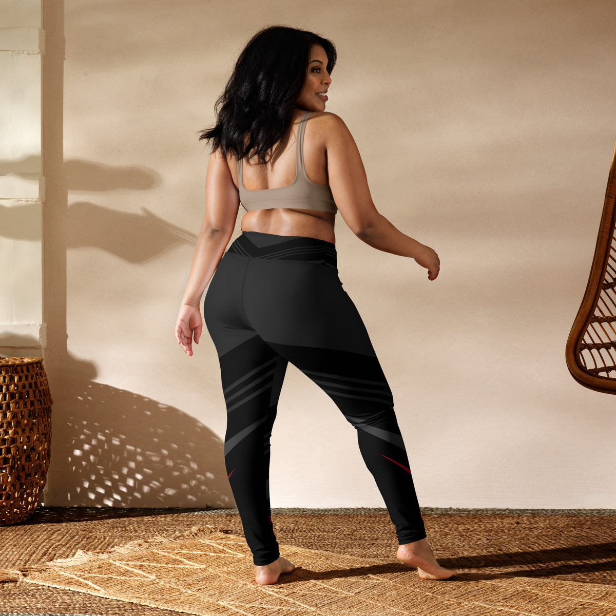 Black Yoga Leggings - Snugoma