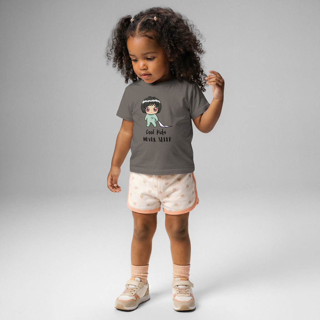 Never Sleep Baby Jersey T-Shirt - Snugoma