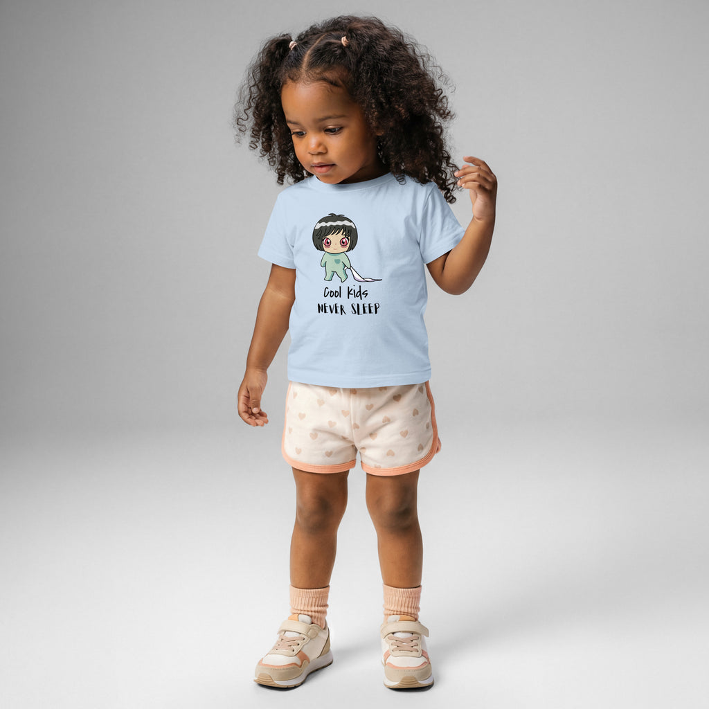 Never Sleep Baby Jersey T-Shirt - Snugoma