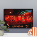 Route 66 Drive-In Canvas - Snugoma