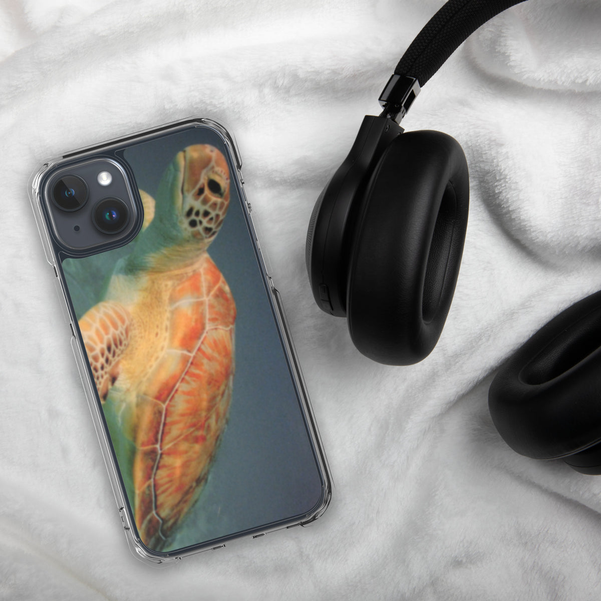 Clear Sea Turtle Case for iPhone® 15 Plus, Pro and Pro Max - Snugoma