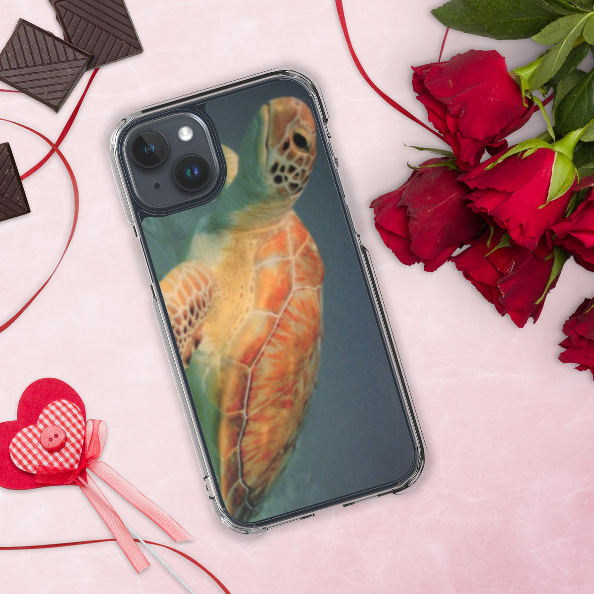Clear Sea Turtle Case for iPhone® 15 Plus, Pro and Pro Max - Snugoma