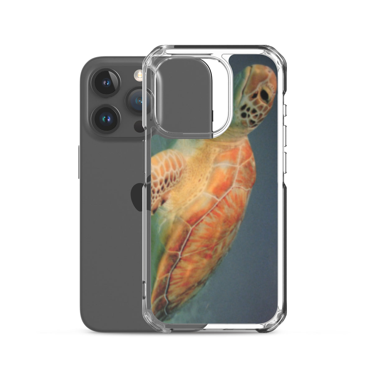Clear Sea Turtle Case for iPhone® 15 Plus, Pro and Pro Max - Snugoma