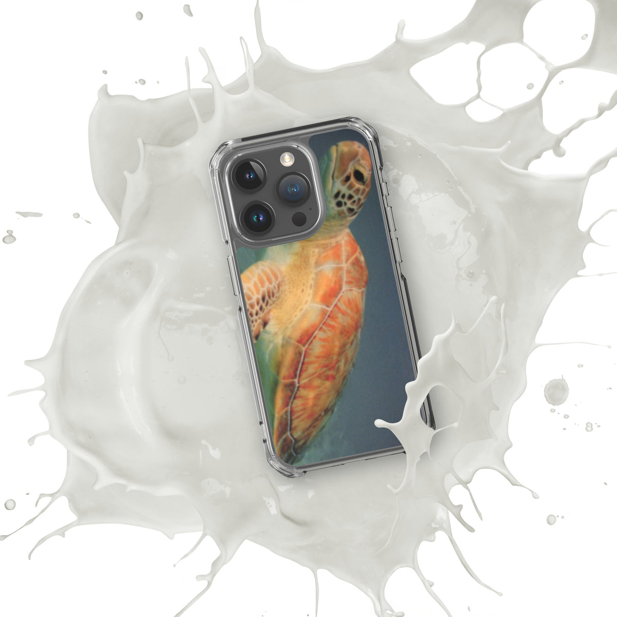 Clear Sea Turtle Case for iPhone® 15 Plus, Pro and Pro Max - Snugoma
