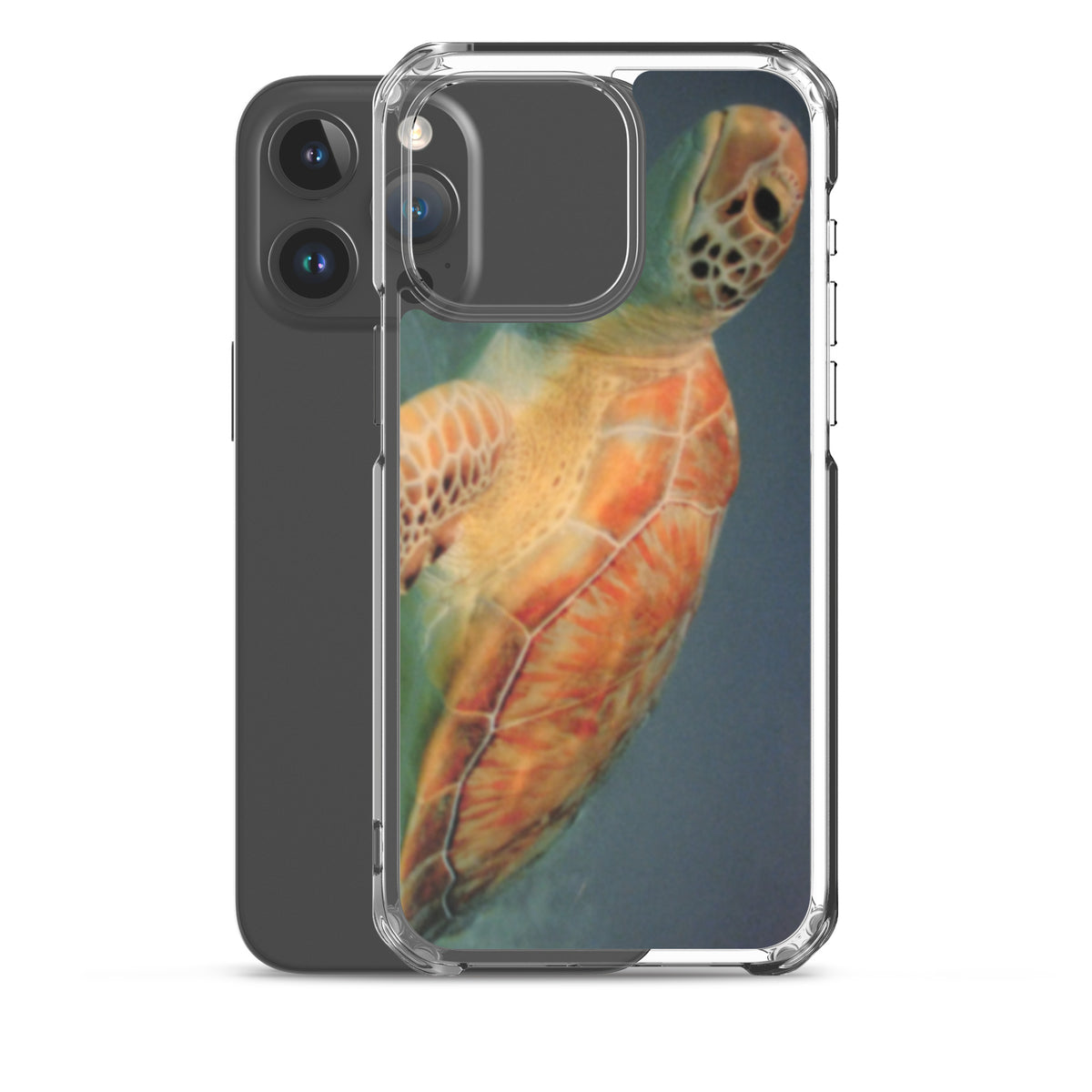 Clear Sea Turtle Case for iPhone® 15 Plus, Pro and Pro Max - Snugoma