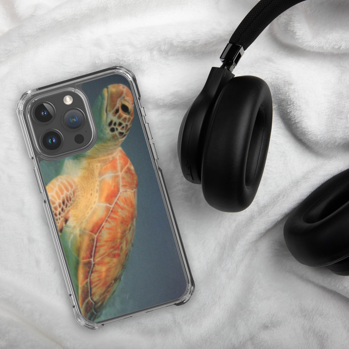 Clear Sea Turtle Case for iPhone® 15 Plus, Pro and Pro Max - Snugoma