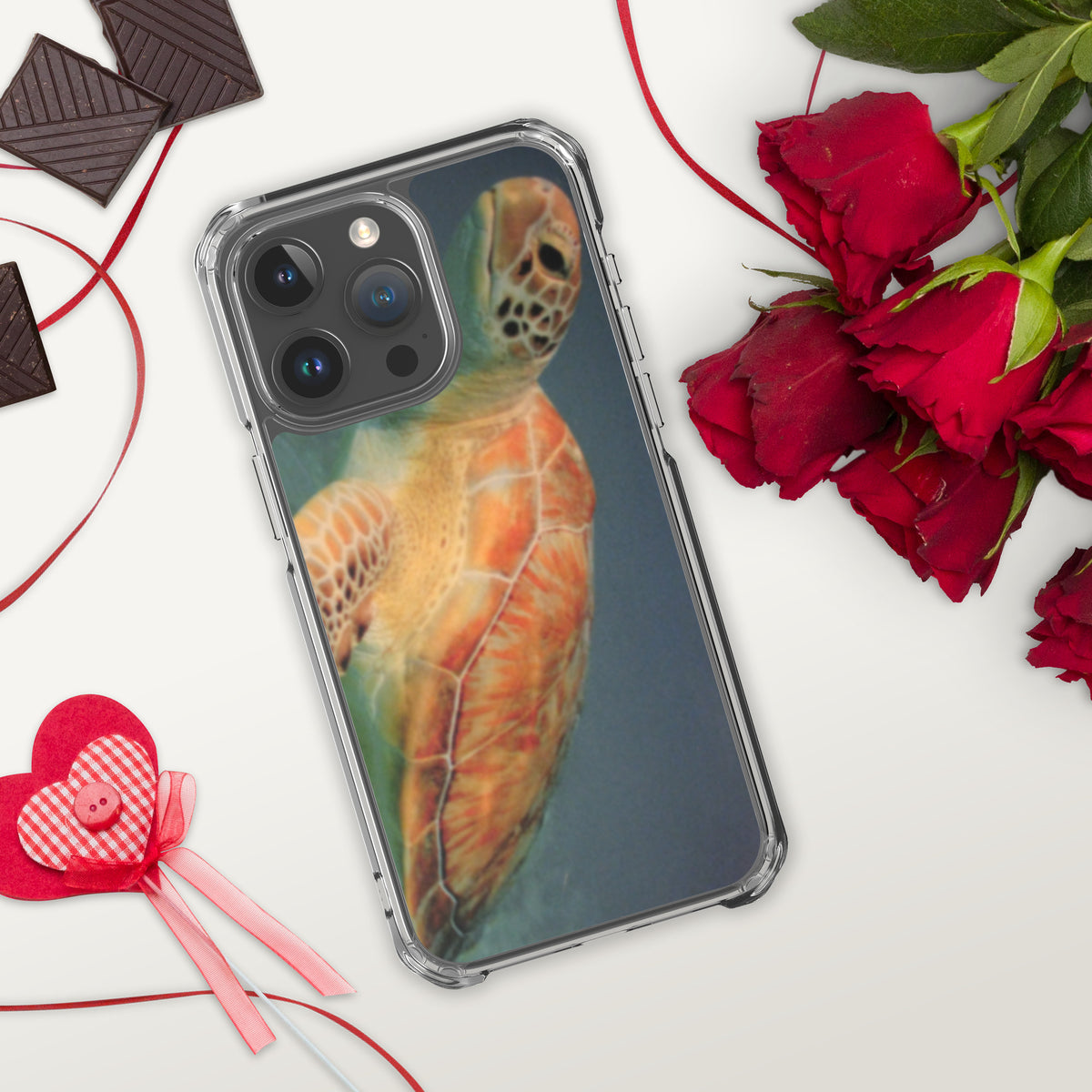 Clear Sea Turtle Case for iPhone® 15 Plus, Pro and Pro Max - Snugoma
