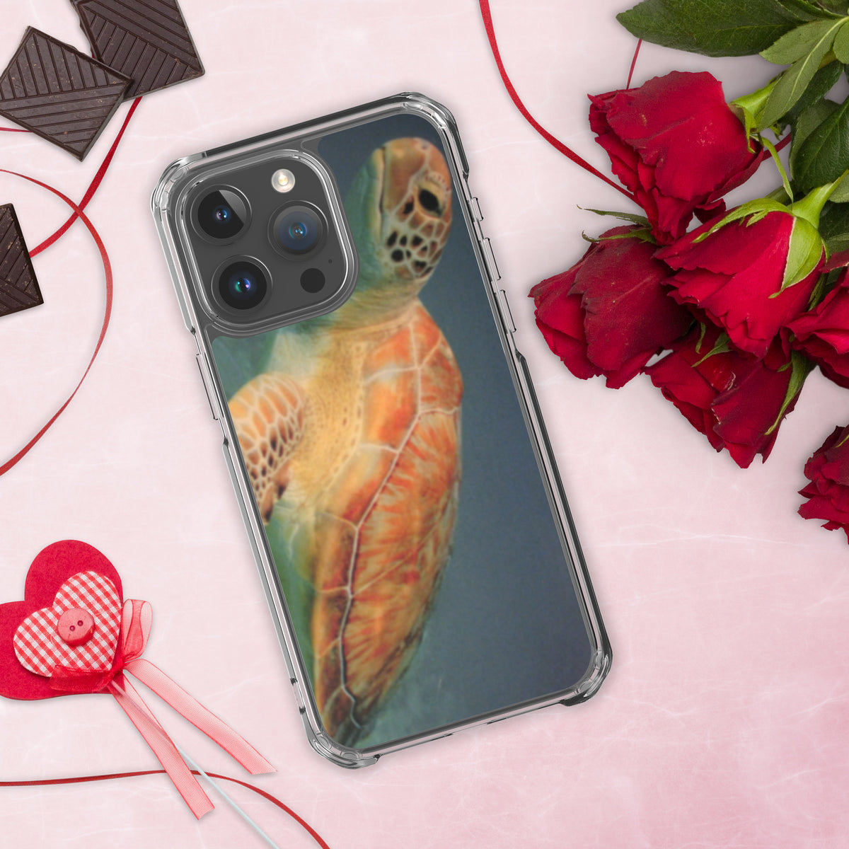 Clear Sea Turtle Case for iPhone® 15 Plus, Pro and Pro Max - Snugoma