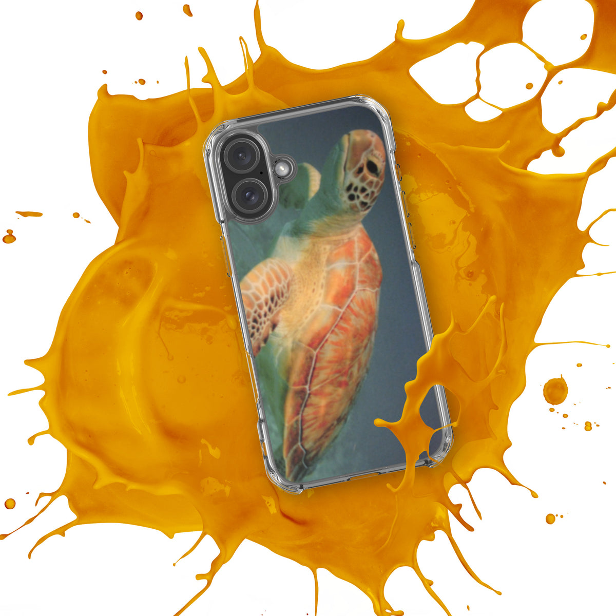 Clear Sea Turtle Case for iPhone® 16 Plus, Pro and Pro Max - Snugoma