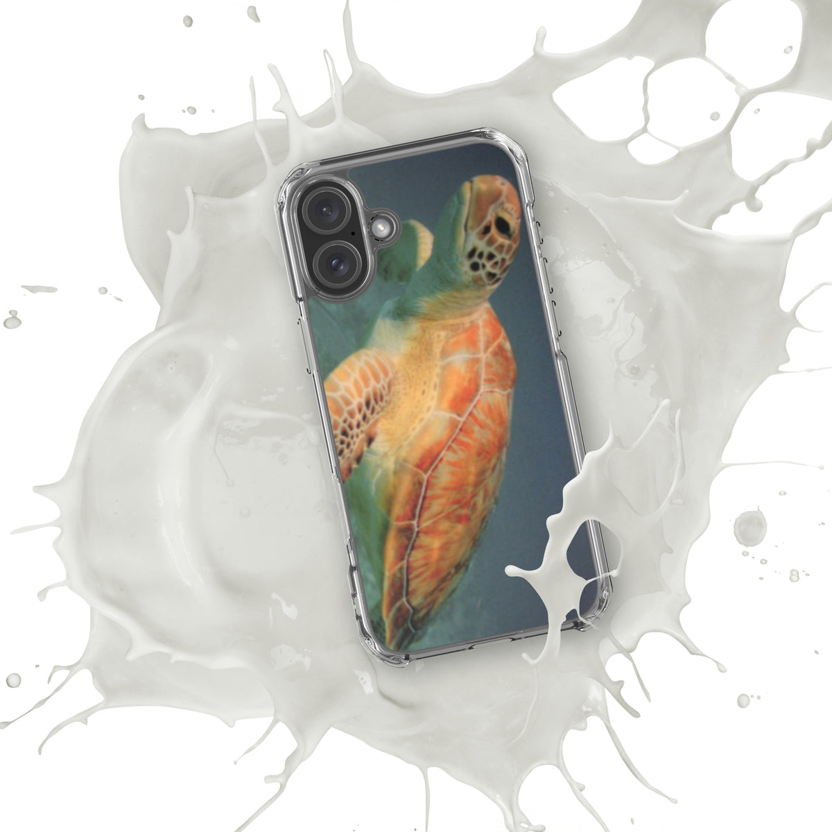 Clear Sea Turtle Case for iPhone® 16 Plus, Pro and Pro Max - Snugoma