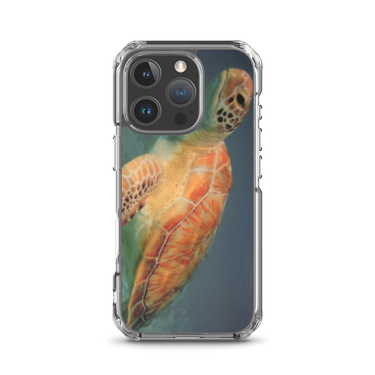 Clear Sea Turtle Case for iPhone® 16 Plus, Pro and Pro Max - Snugoma
