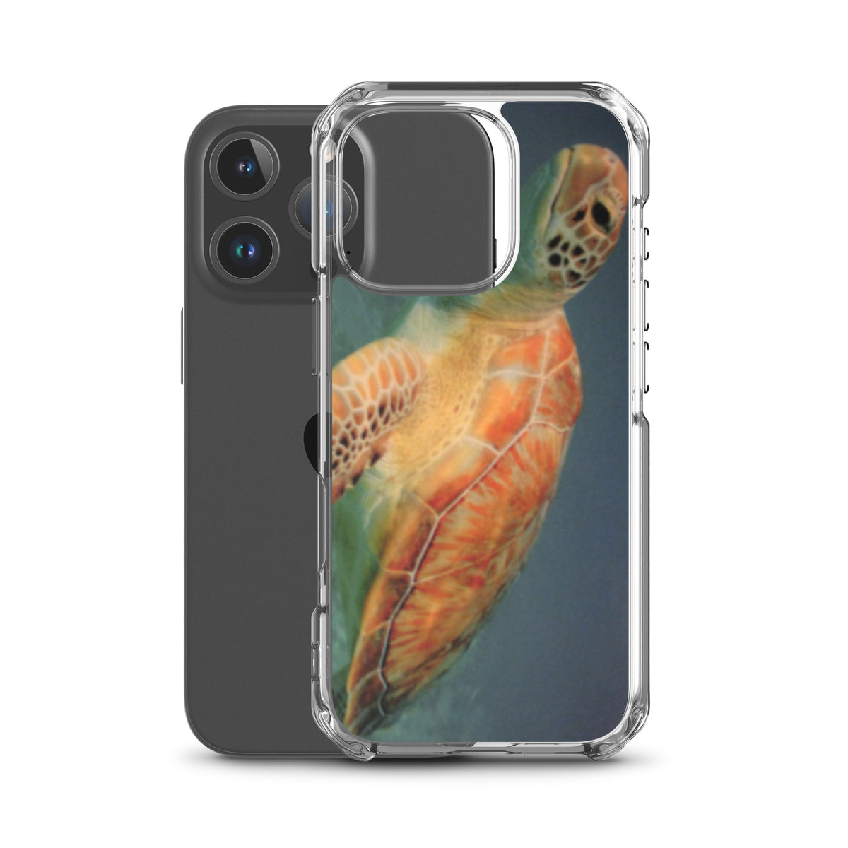 Clear Sea Turtle Case for iPhone® 16 Plus, Pro and Pro Max - Snugoma