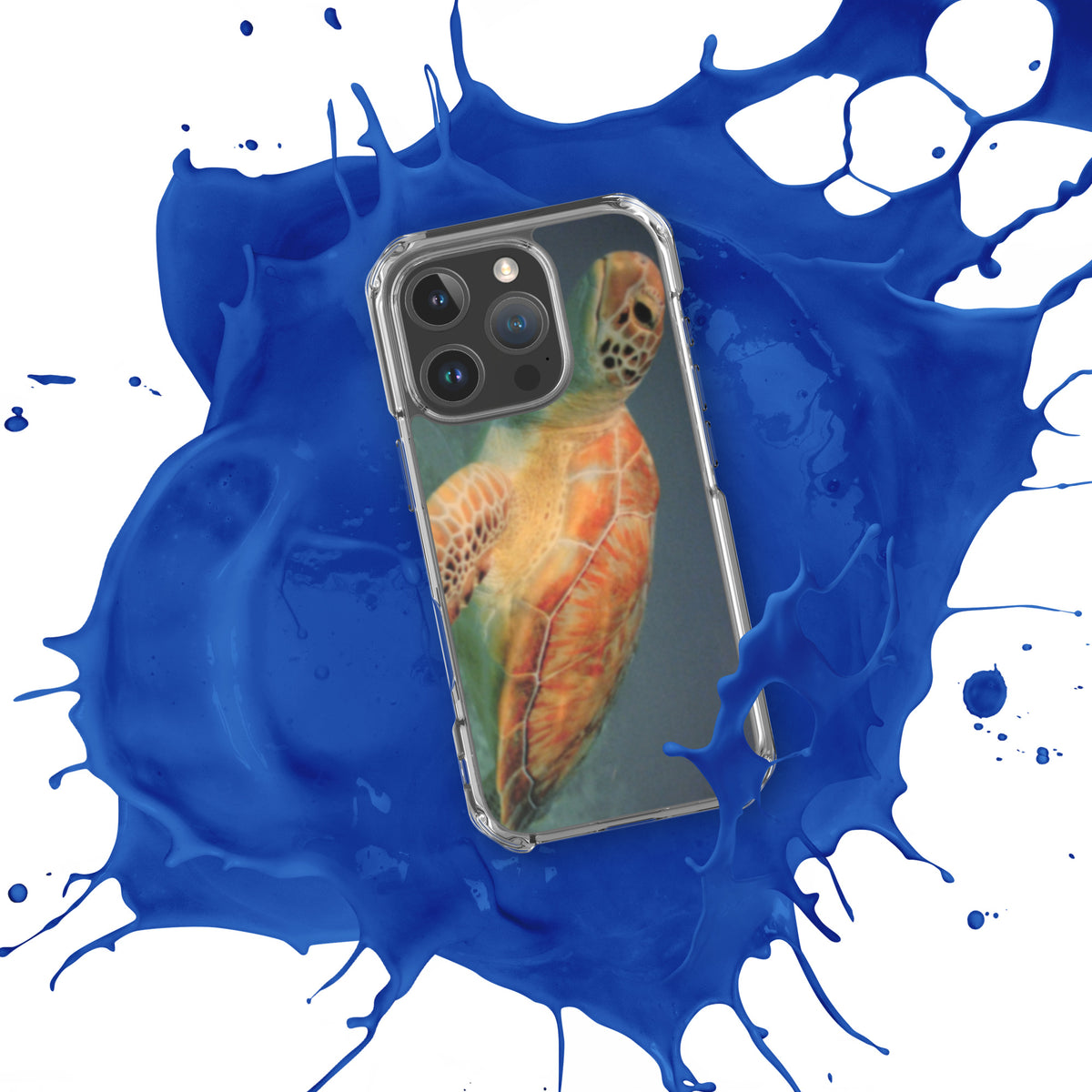 Clear Sea Turtle Case for iPhone® 16 Plus, Pro and Pro Max - Snugoma