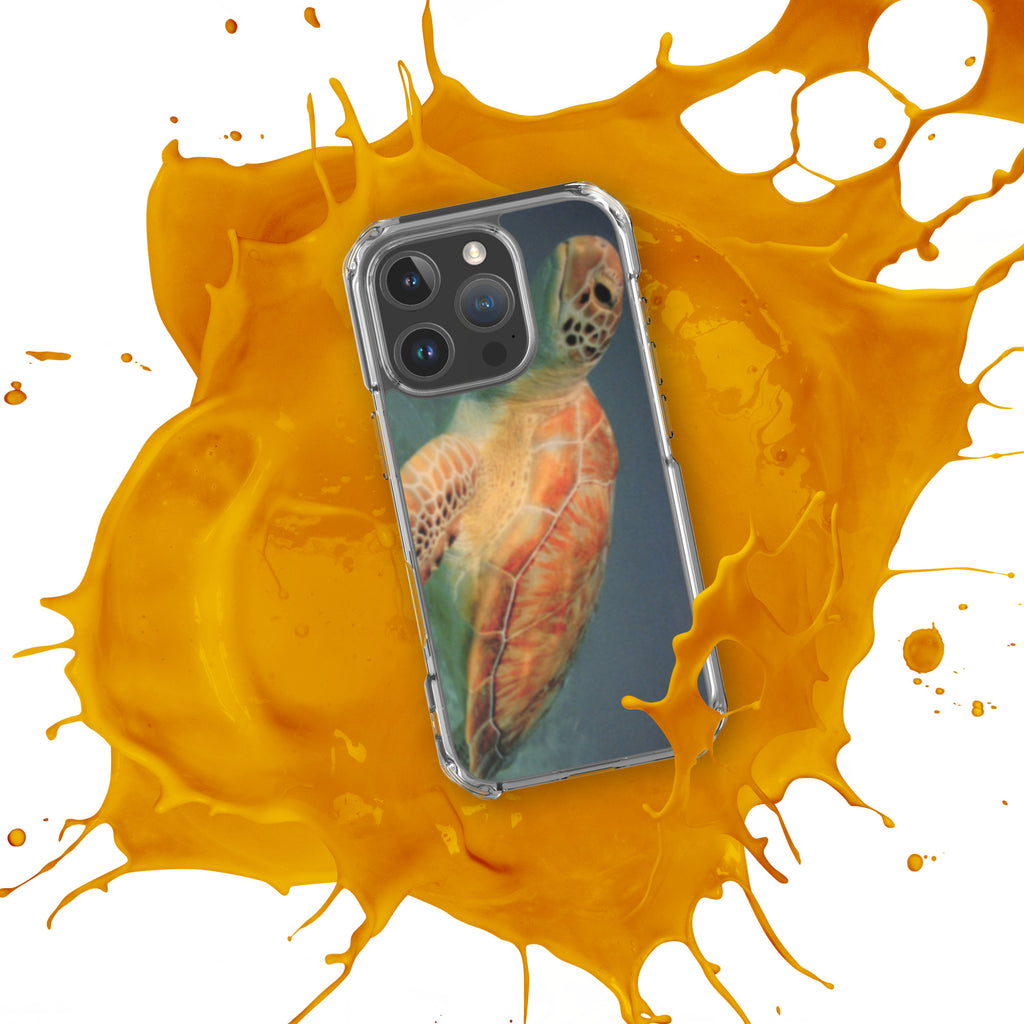 Clear Sea Turtle Case for iPhone® 16 Plus, Pro and Pro Max - Snugoma