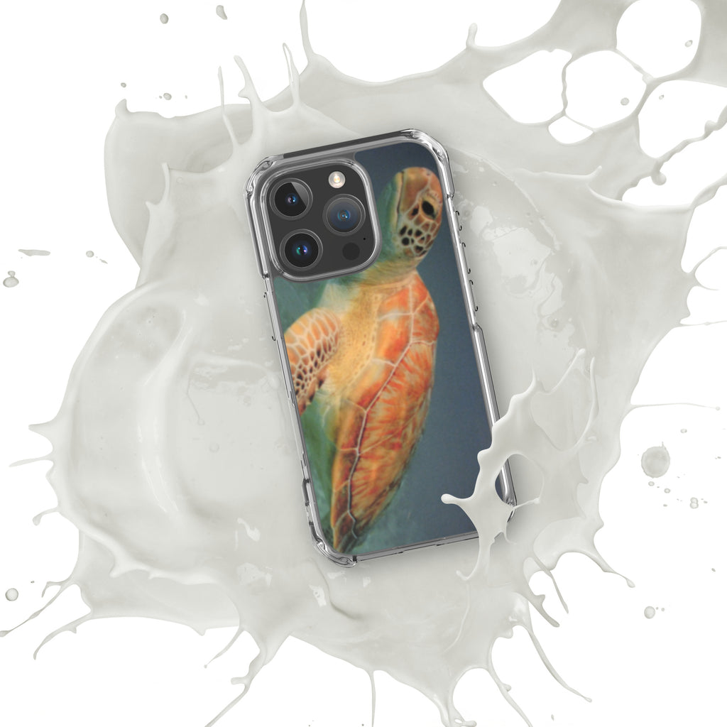 Clear Sea Turtle Case for iPhone® 16 Plus, Pro and Pro Max - Snugoma