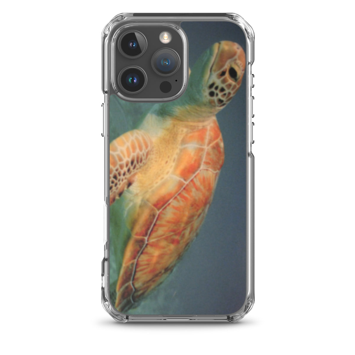 Clear Sea Turtle Case for iPhone® 16 Plus, Pro and Pro Max - Snugoma